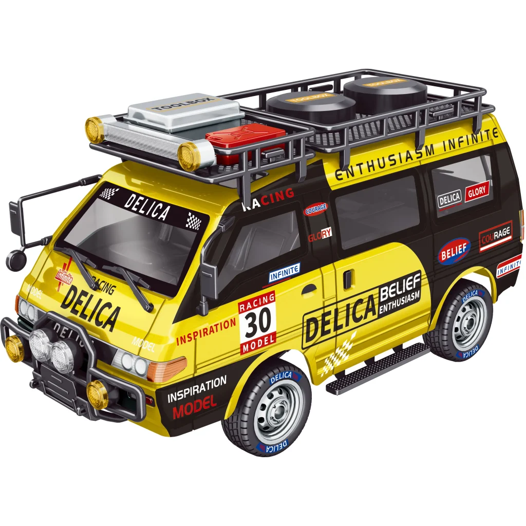 Mitsubishi Delica 1:24 2WD RC van officially licensed miniature - JXC Model
