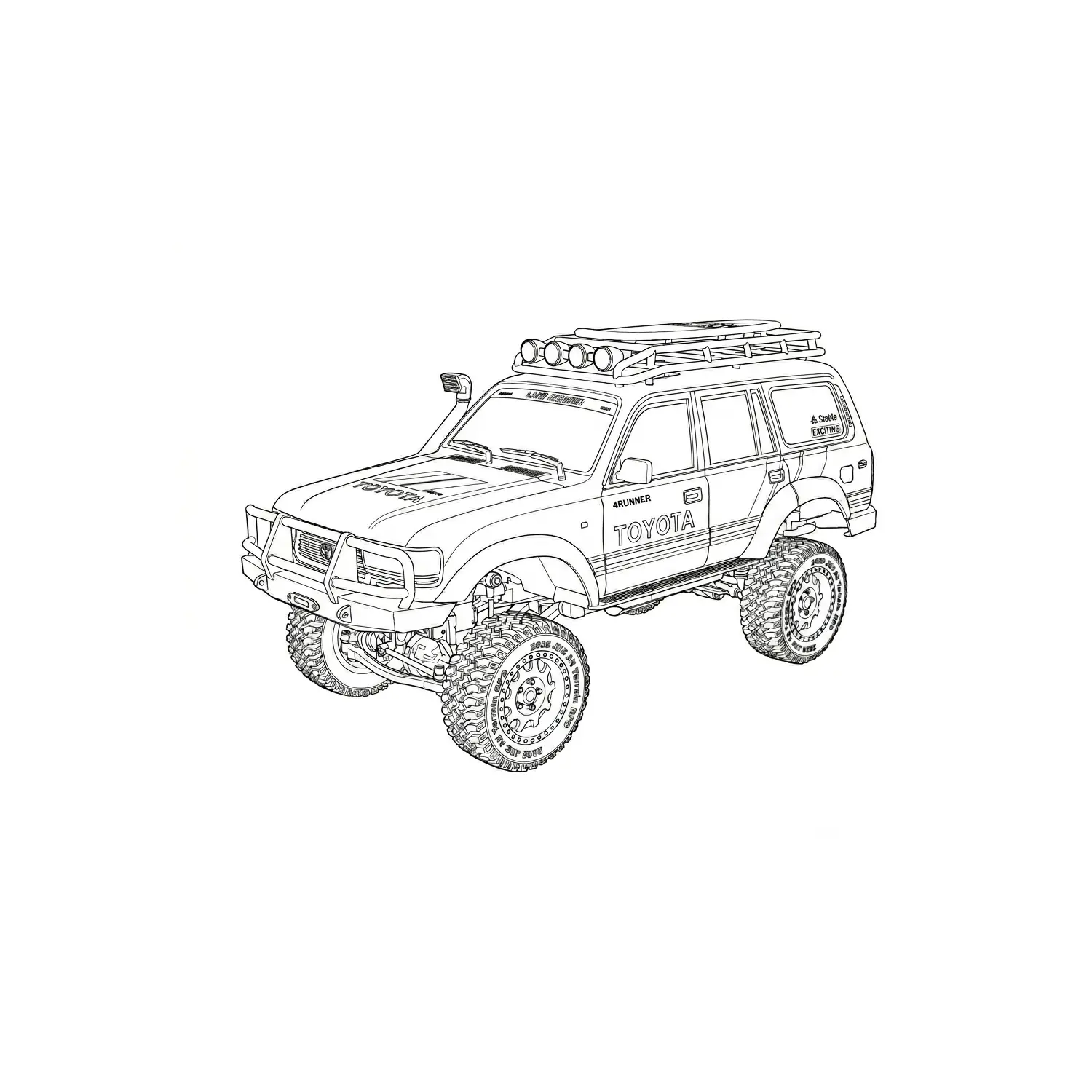 Toyota off-road SUV RC Car