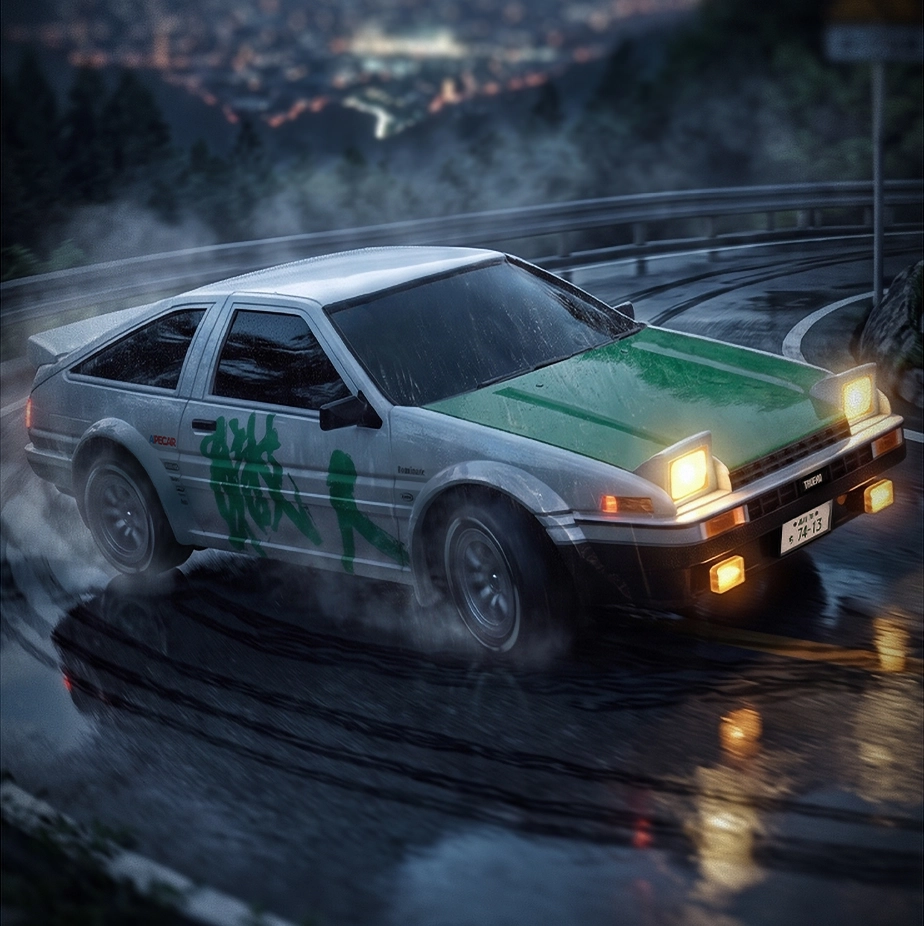 ae86-drift-king-night-touge-drift