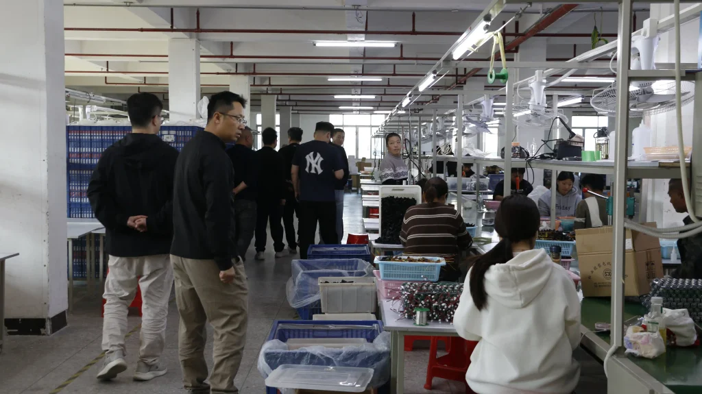 Buyers touring JXC RC toy factory to verify real manufacturer