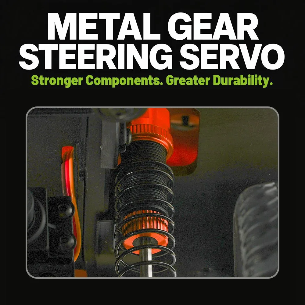 LC1201 metal gear steering servo with stronger components and greater durability