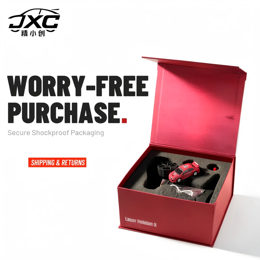 EVO6409 red gift box with foam insert shockproof packaging
